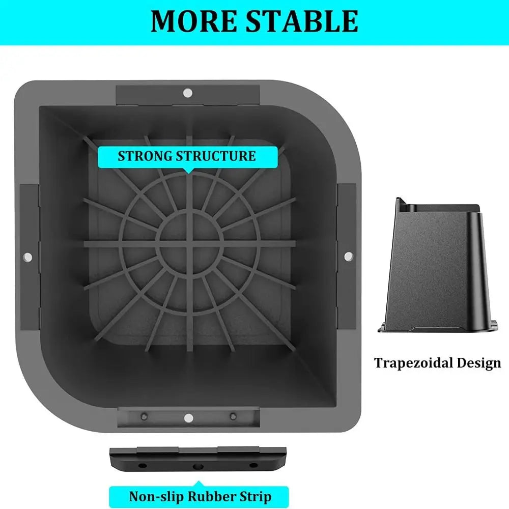 4 Pcs/Set 1-6 Inch Bed Risers Heavy-Duty Support Bed Lifts Risers Oversized Furniture Risers Couch Sofa Table Chair Leg Oasis Select