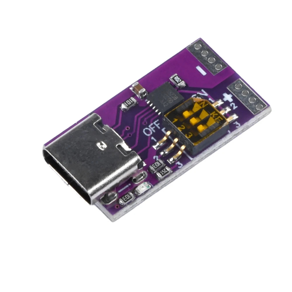 100W Type-C PD Fast Charger Decoy Board 5V 9V 12V 15V 20V 5A Fixed Output Power Charging Module for DC Laptop Motor LED Light Oasis Select