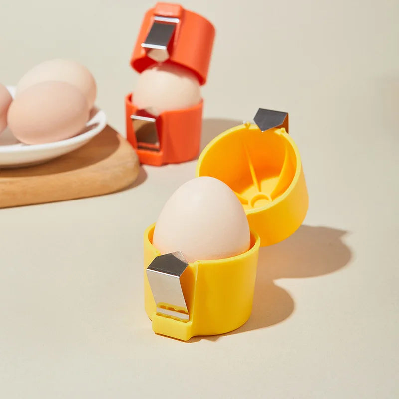 Stainless Steel Household Egg Opener Creative Cute Egg Shell Opener Portable Kitchen Baking Tool Egg Peeler For Cooking Gadgets Oasis Select