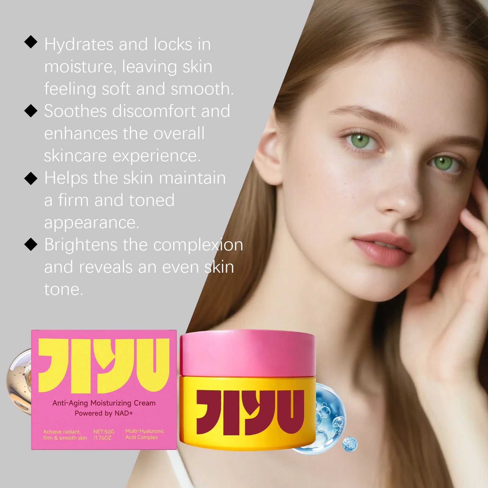 Eelhoe NAD+ Face Cream – Firming, Hydrating & Smoothing 50g