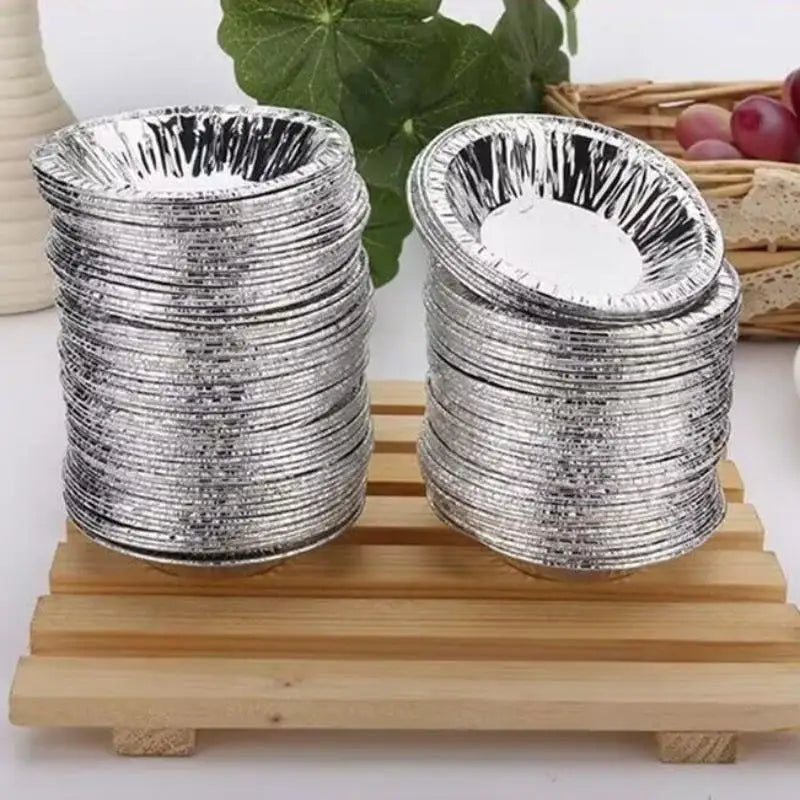 Disposable Mini Tart & Pie Molds | Aluminum Foil 50/100 Pack