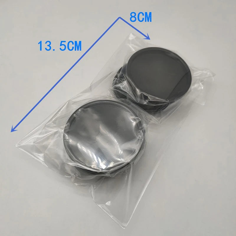 4PCS/lot 58MM ABS Blank Wheel Center Cap Hub Cover Car Wheel Tire Rims Center Hub Caps car Styling accessories Oasis Select Black