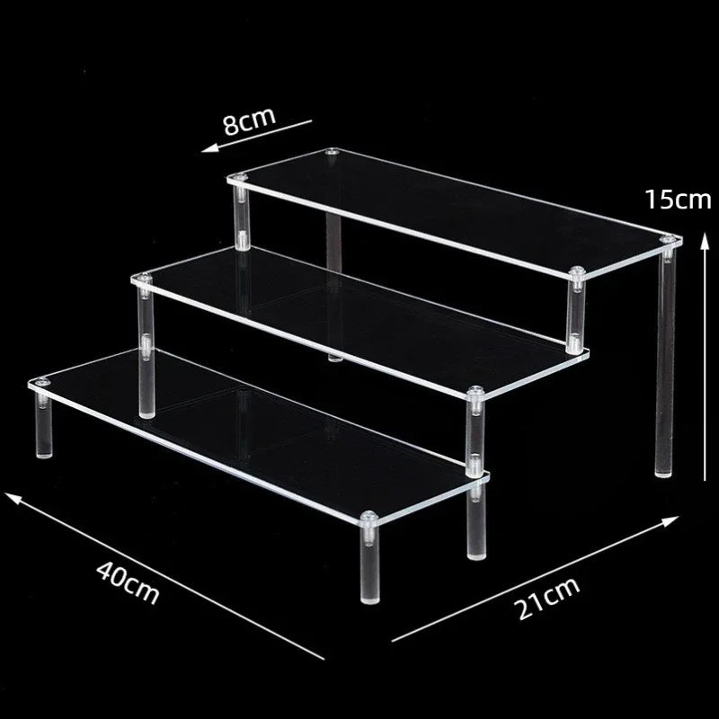 Acrylic Display Riser Rack – Perfume, Makeup & Cupcake Stand