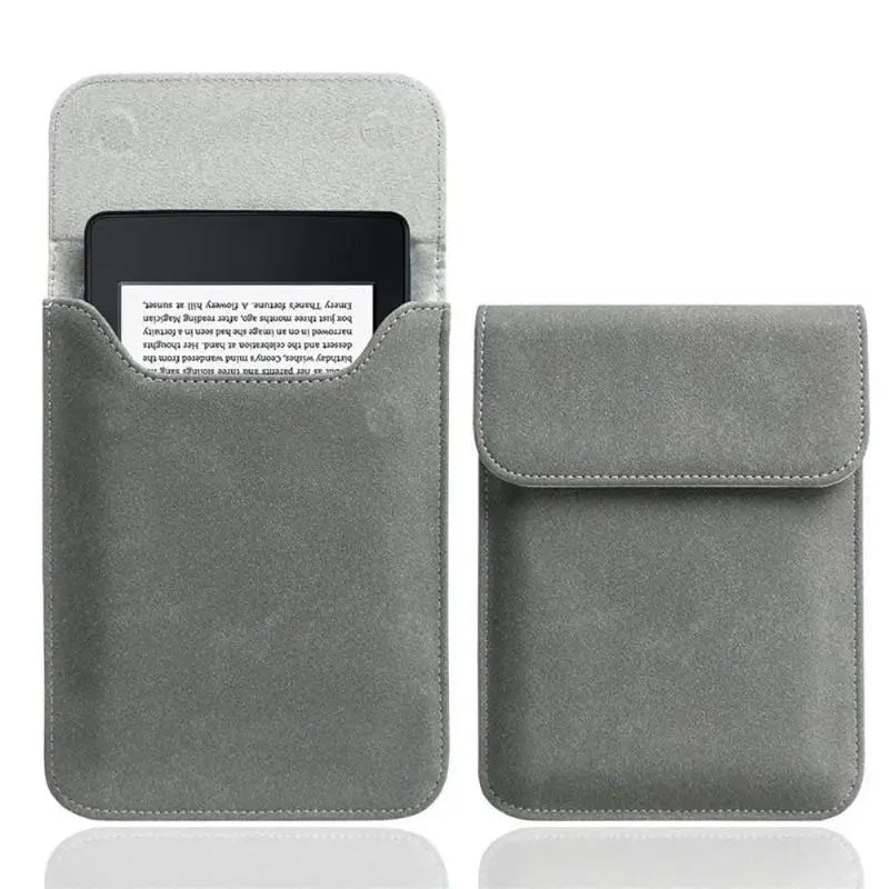 Matte Frosted Carrying Sleeve With Magnetic Closure Soft Lining For Travel Commute Daily Reading Oasis Select D 14x19cm