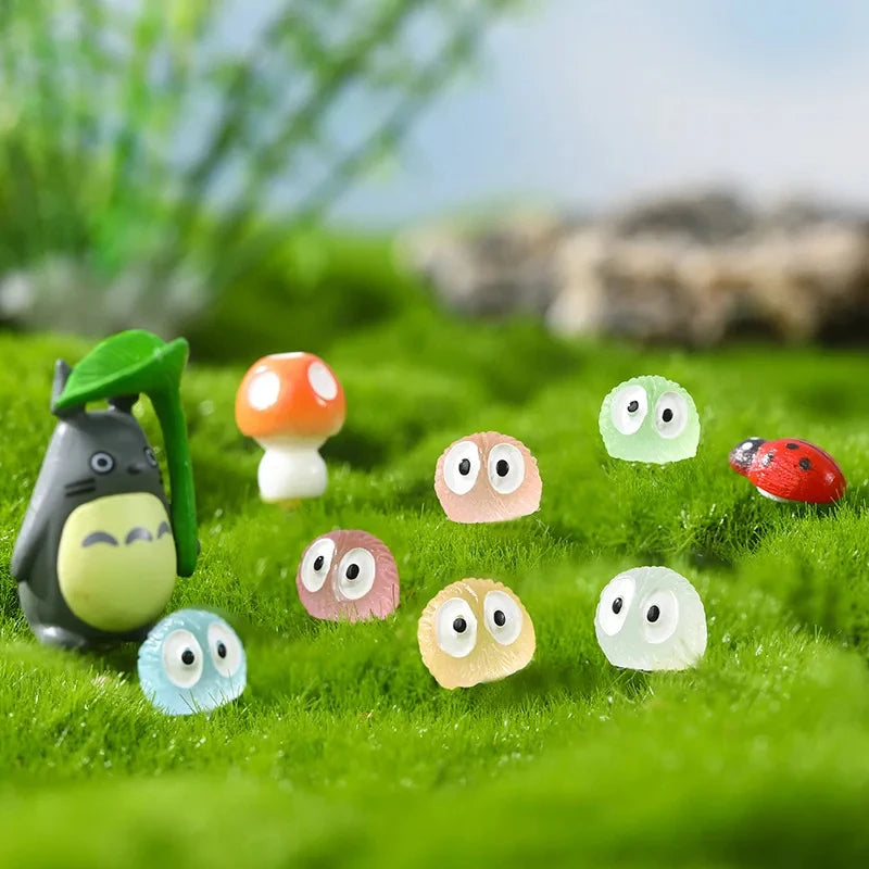 10-Pack Glowing Miniature Fairy Garden Figurines | Luminous Sprites