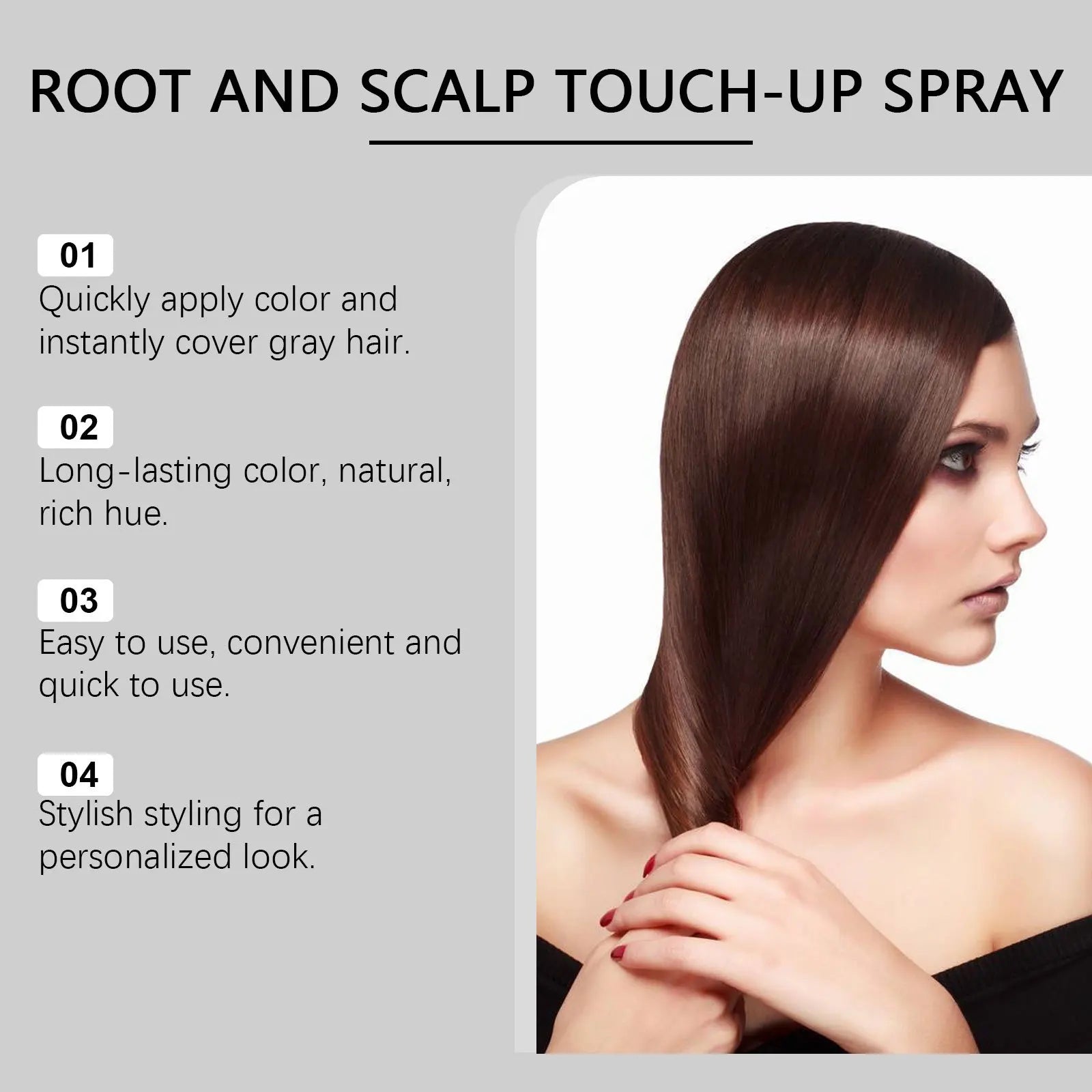 Instant Hair Color Spray Temporary Hair Color Easy Color Quickly Dryness Multi Shade Choose Daily Use Portable Hair Dyeing Spray Oasis Select