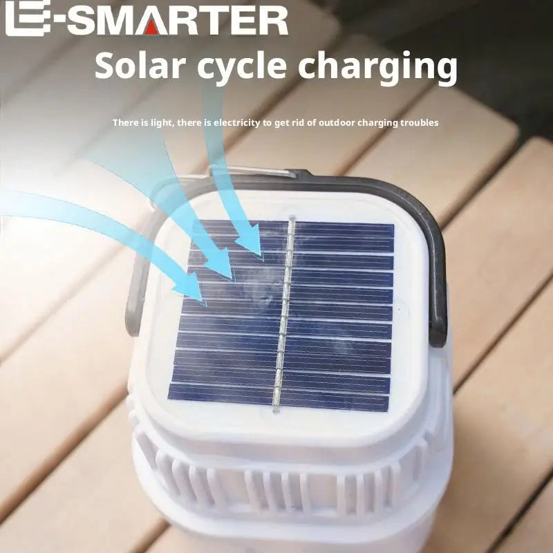 Powerful Solar-Powered Charging Outdoor Camping Light Tent Light Multi-Function Type-C Rechargeable Emergency Light Oasis Select