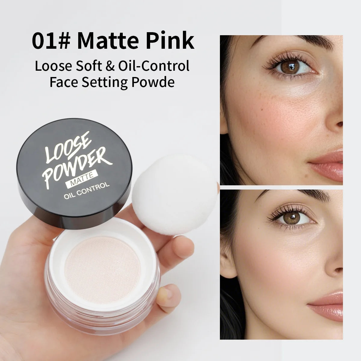 Hello Kiss Translucent Matte Setting Powder – Oil Control