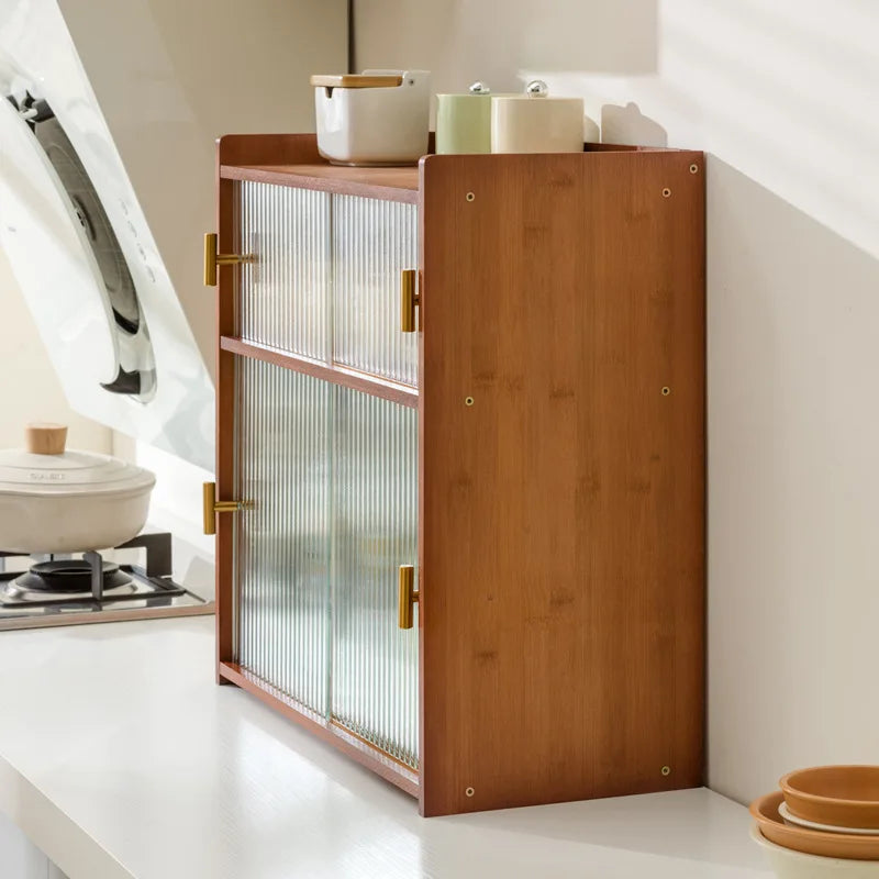 Kitchen locker countertop multi-functional square seasoning bowl storage box locker side water cup rack rack Oasis Select