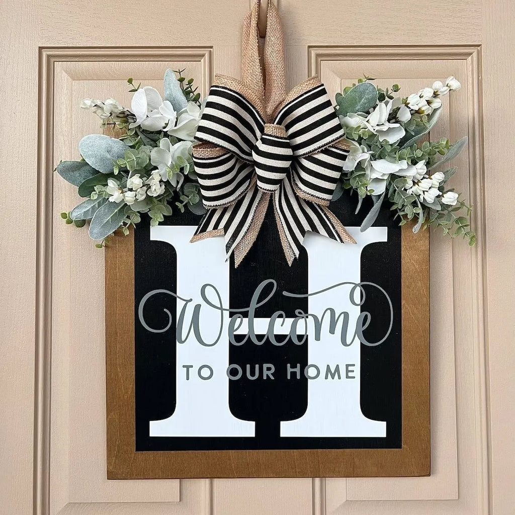 26-letter Personalized Front Door Decoration Hangings Layout Props
