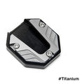 1/2/4pcs Universal Bicycle Foot Extension Kickstand Accessories Motorcycle Side Stand Cover Aluminum Alloy Motorcycle Stands Pad Oasis Select Titanium-1pcs