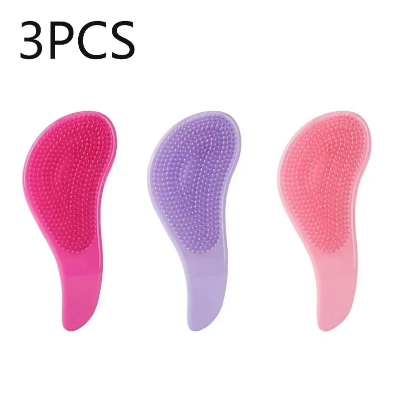 3 Comb Anti-static Massage Hair Brush Tangle Detangle Air Cushion