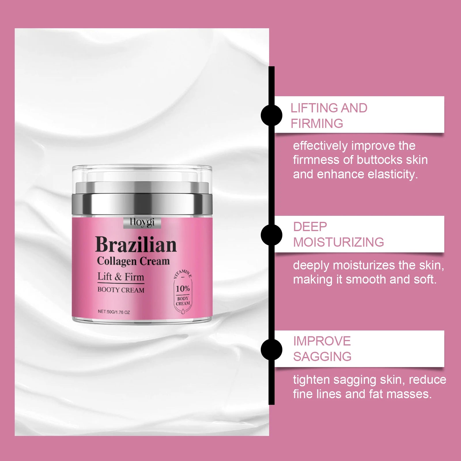 Hoygi Hip Firming Cream – Lift, Tighten & Shape Buttocks
