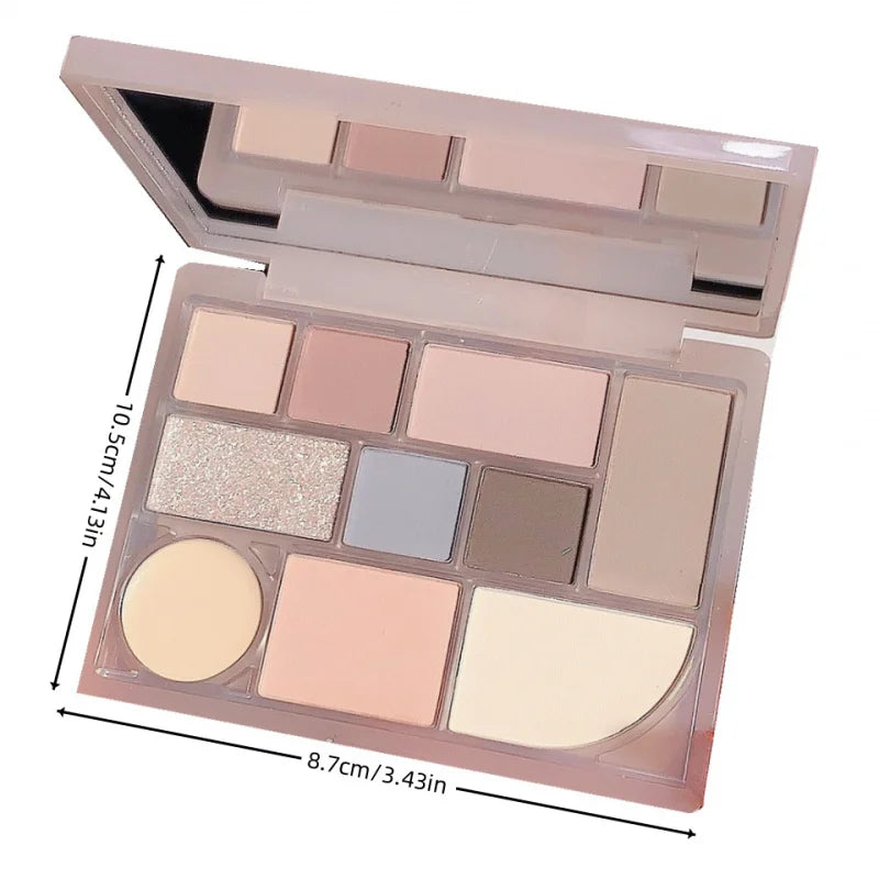 Multi-Color Makeup Palette – Highlighter, Contour, Blush & Eyeshadow