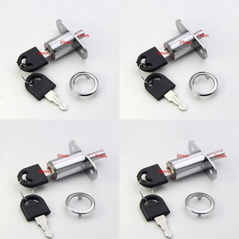 Cam Cylinder Lock 23/32mm – Cabinet, Wardrobe & Sliding Door