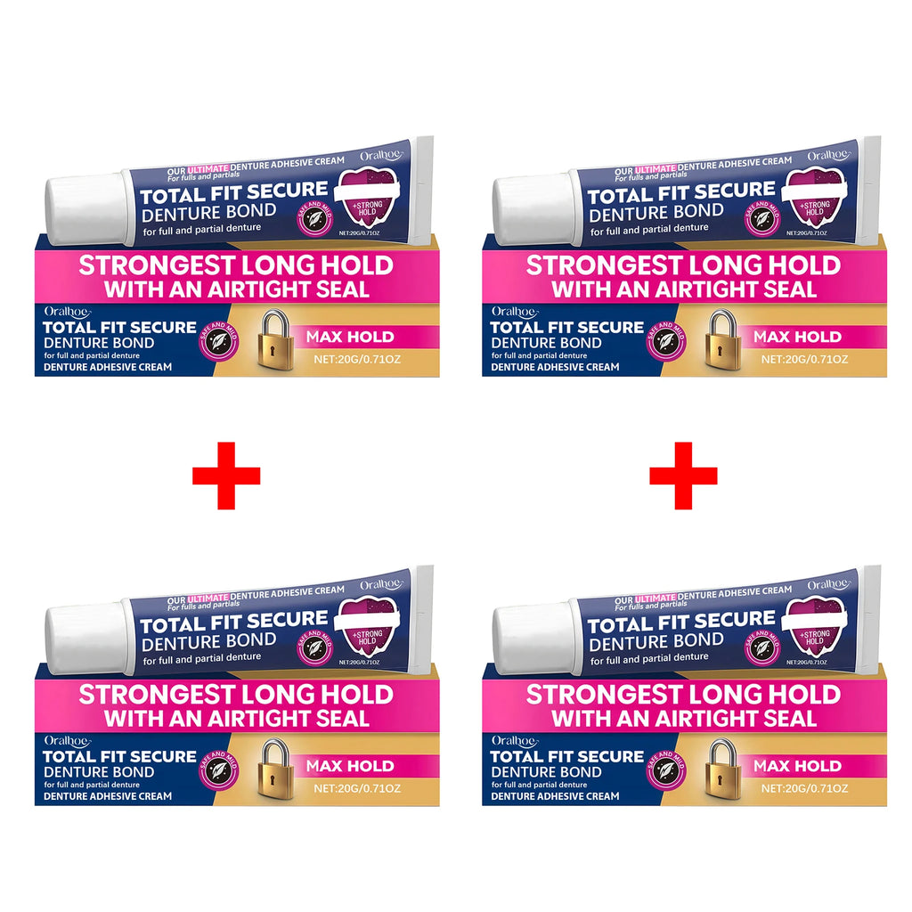 Oralhoe Denture Adhesive Cream – Full & Partial Dentures 20g