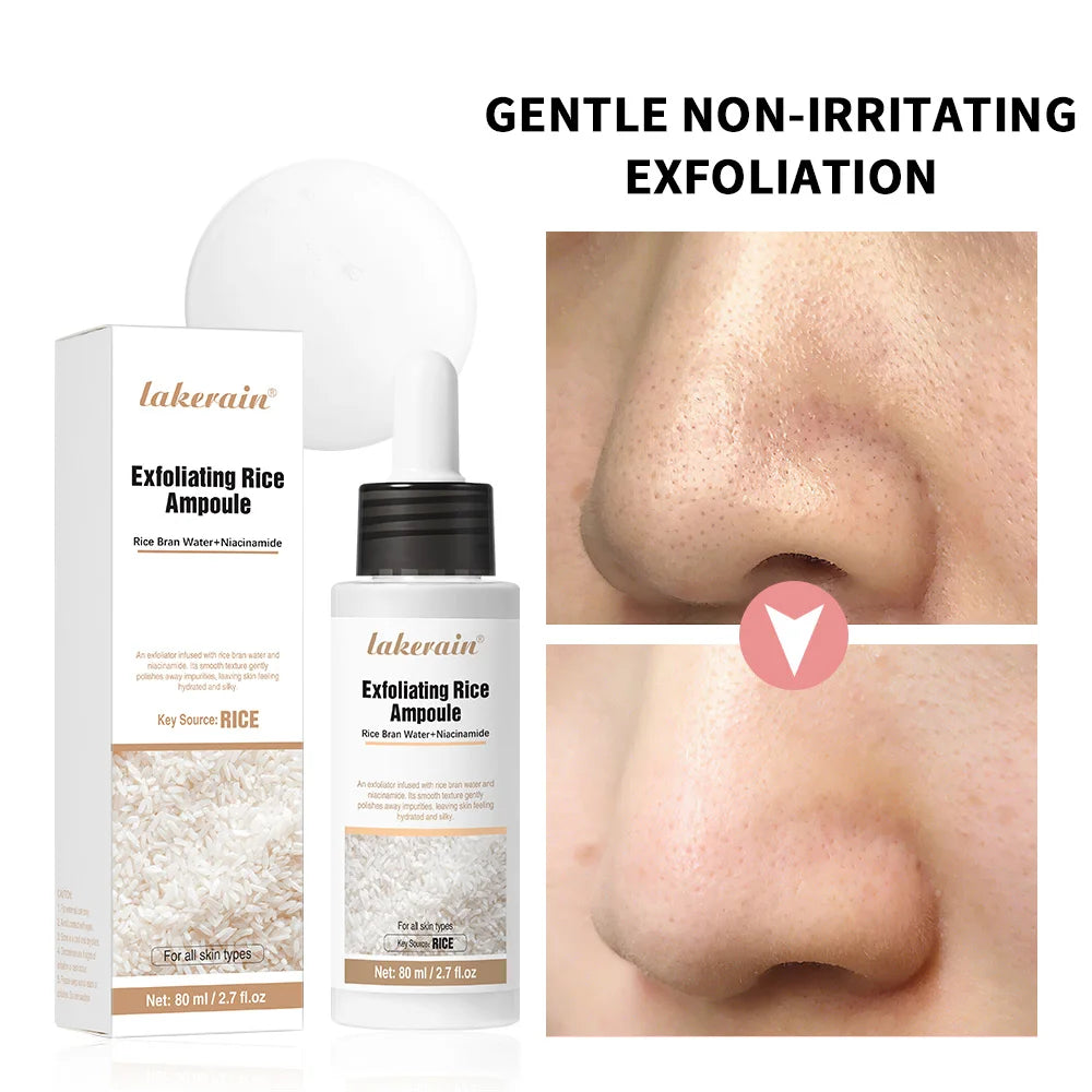 Rice Peeling Ampoule Soft Exfoliating Face and Body Scrub Dead Skin Cells Blackhead Remover for All Skin Types korean skin care Oasis Select