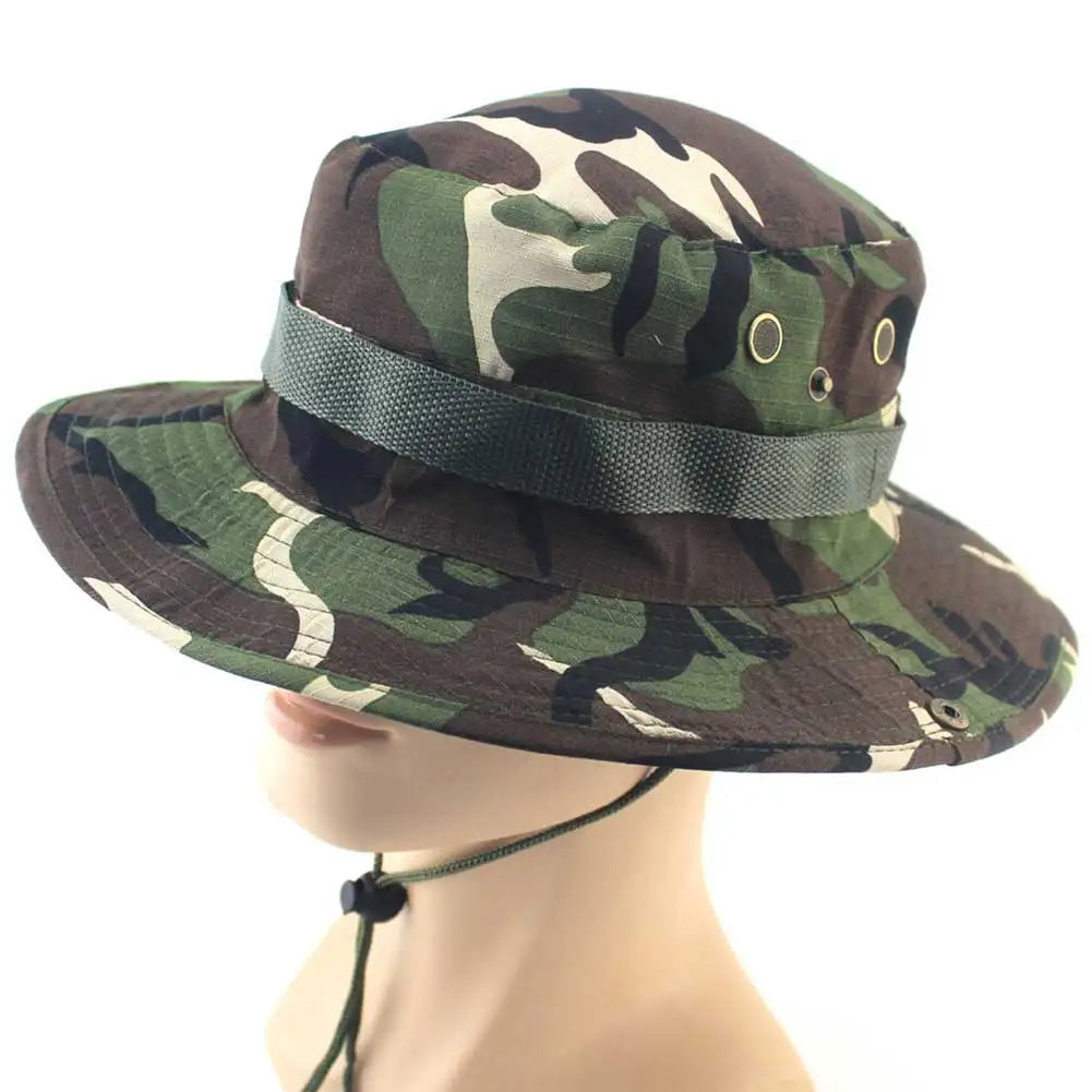 Camouflage Boonie Hat | Outdoor Fishing & Camping Sun Hat