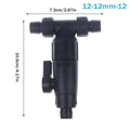 Quick Release 3-Way Valve Connector | Aquarium Filter 12mm 16mm
