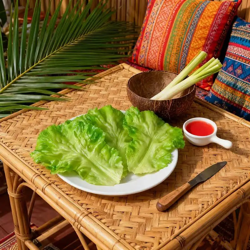 Realistic Artificial Lettuce Simulation Vegetable Models Ideal For Restaurant Displays, Photography Props, And Home Decorations Oasis Select