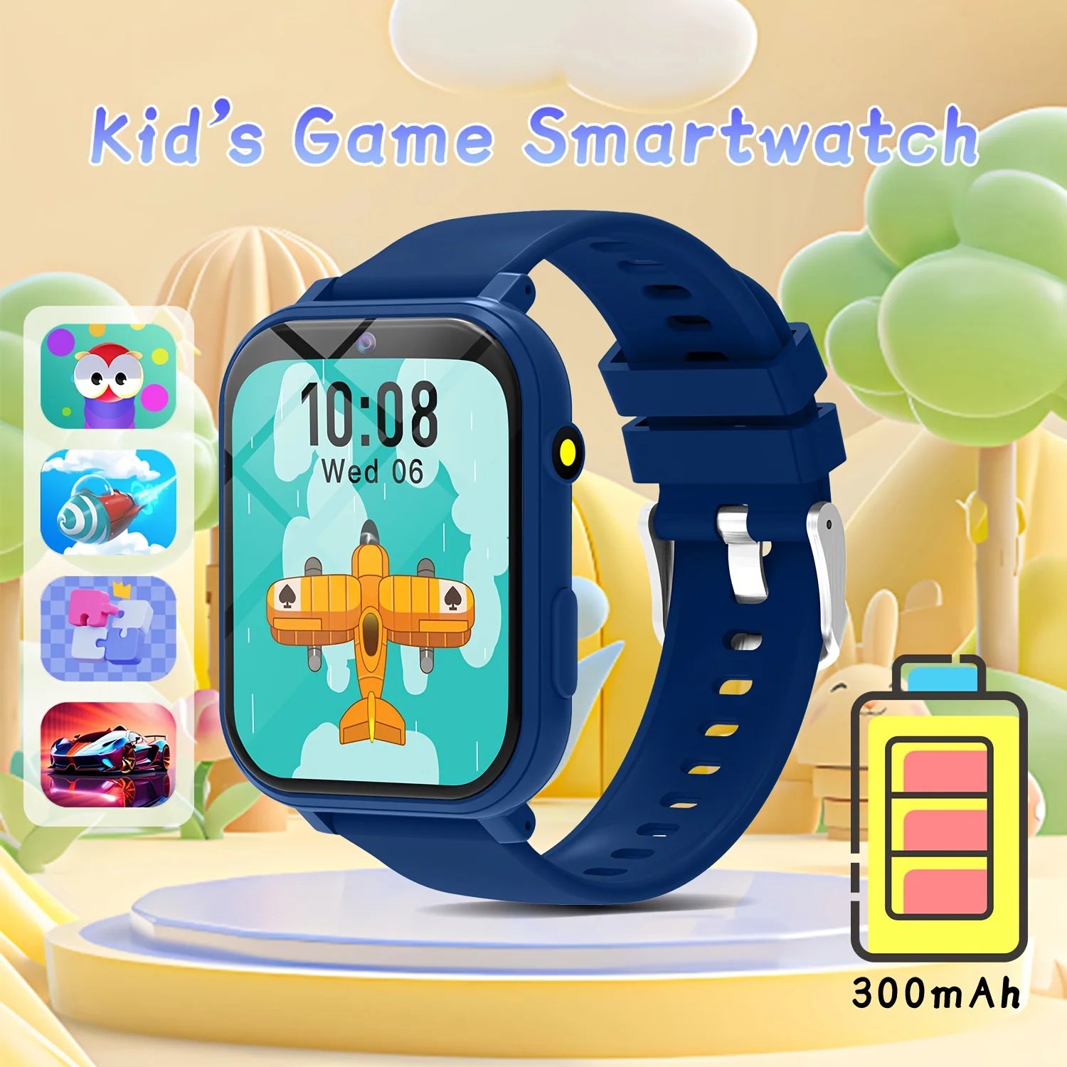 ERUN Kids Smart Watch – Camera, Steps Tracker & Colorful Bands