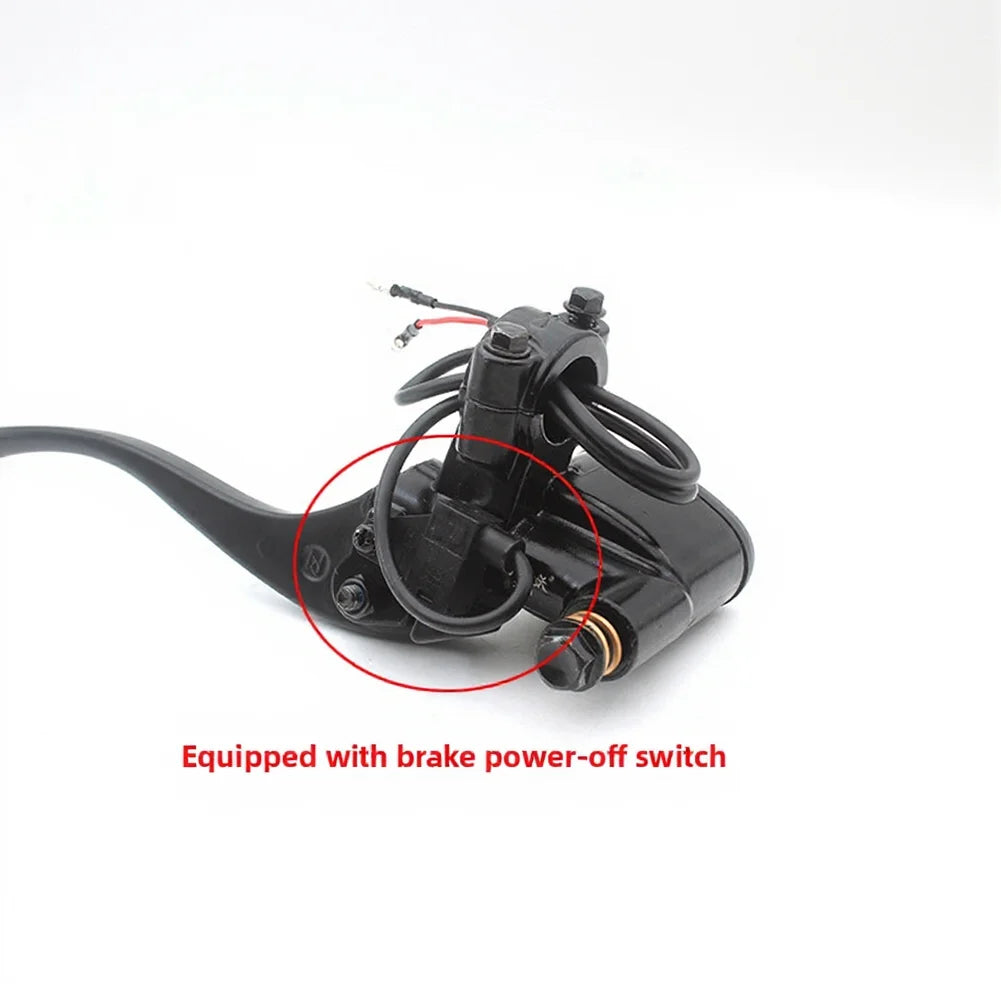 Electric Vehicle Brake Pump Lever With Cut Off Switch For E Bike Scooter M10 Thread 16cm Handle ABS Metal Cycling Parts Oasis Select