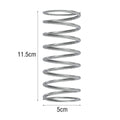 Creative Stainless Steel Metal Toothbrush Holder Rack Bathroom Toothware Toothpaste Makeup Brush Storage Decoration Storage Rack Oasis Select 6.5x6.5x11cm