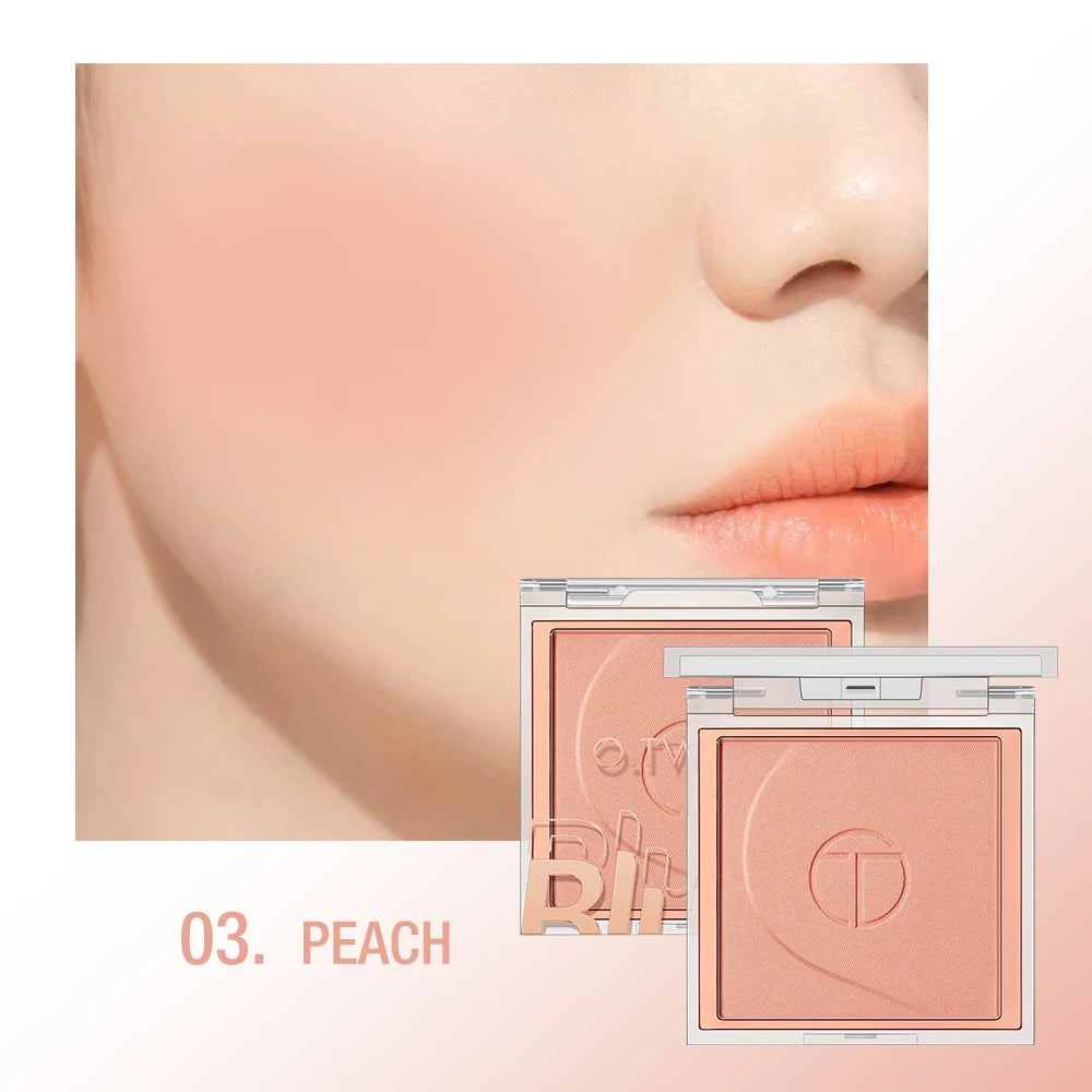 O.TWO.O 6-Color Mineral Blush Palette – Matte & Shimmer Powder