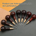 LIKE WISH Handmade Leather Goods DIY Sandalwood Diamond Awl Rosewood Diamond Cone Leather Awl Diamond Cone Oasis Select As Shown B