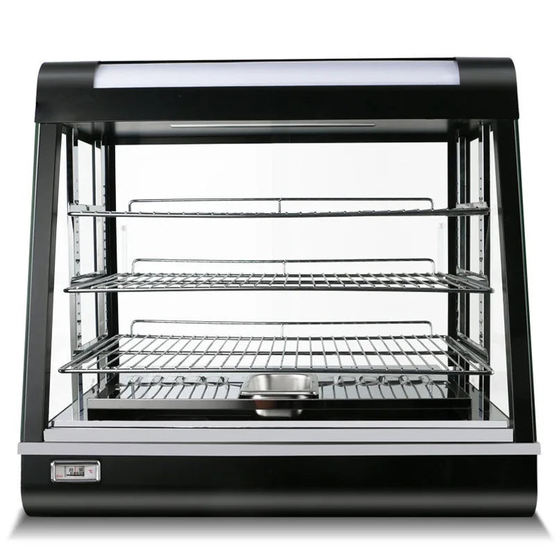 2000W 3-Tier Commercial Food Warmer Cabinet with LED Lighting