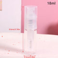 8/10/14/18/25ml Plastic Dry Powder Spray Bottle Refillable Atomizer Baby Powder Dispenser Detachable Makeup Cosmetics Sprayer Oasis Select 18ml Transparent