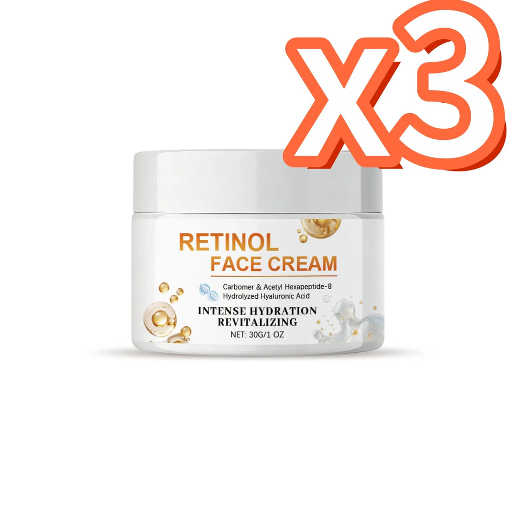 Retinol Face Cream – Hyaluronic Acid, Firming & Brightening 30g Retinol Face Cream Oasis Select 30g Boxed X 3PCS