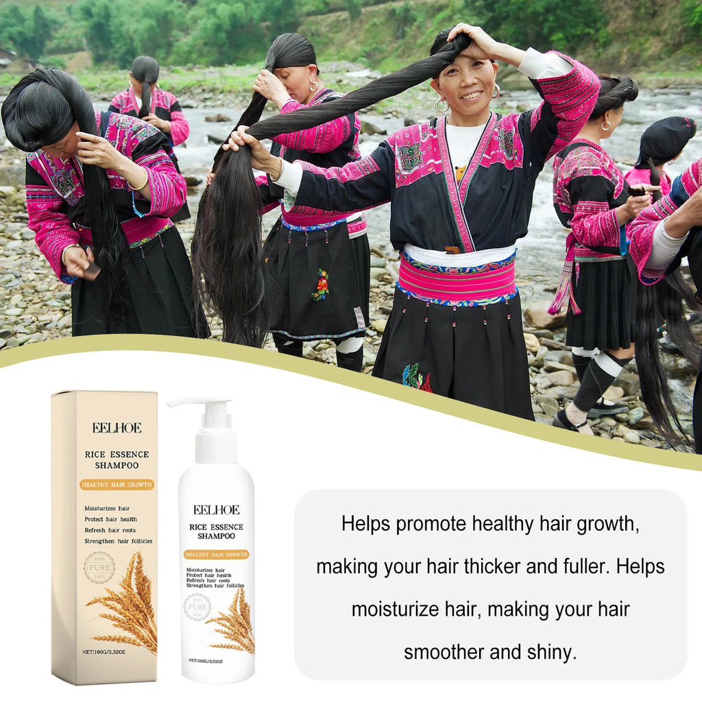 Rice Shampoo and Conditioner for Hair Growth Moisturizing Scalp Deep Cleansing to Strengthen Hair Oil of Rosemary Shampoo 100g Oasis Select