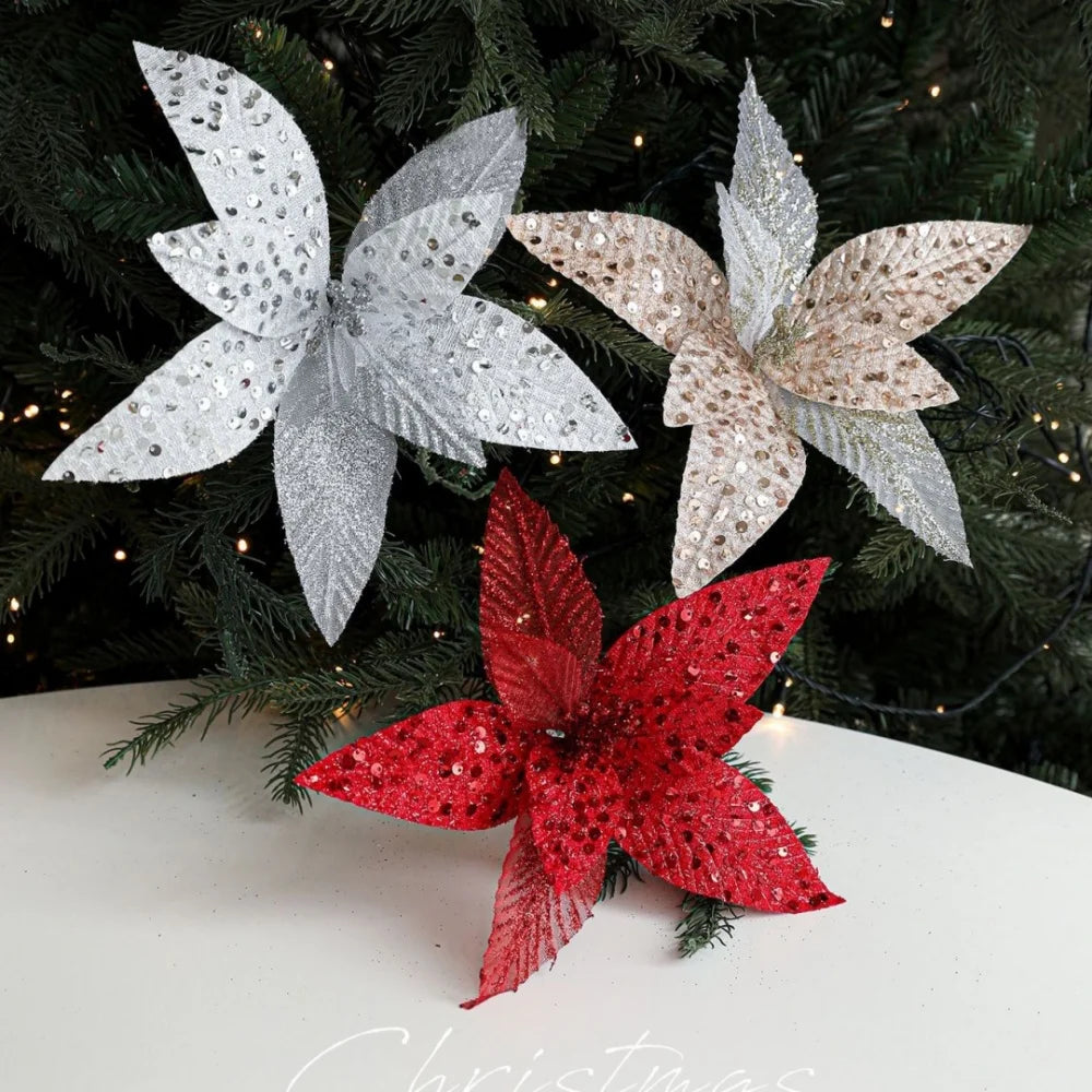 Christmas Flower Decorative Artificial Flowers Berry Bouquet Festive Navidad Accessories For Wreath Festive Events Holiday Oasis Select
