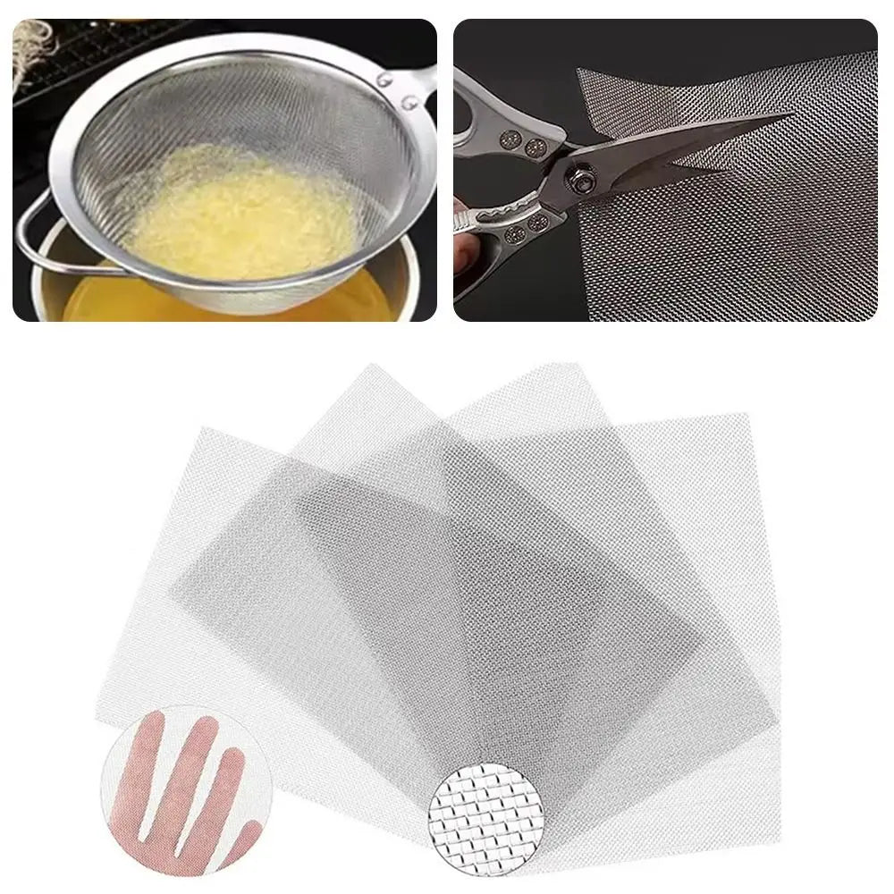 20 Mesh 304 Stainless Steel Filter Screen Woven Wire Multifunctional Screening Filter Sheet 30*21CM/15*21CM Metal Net Oasis Select