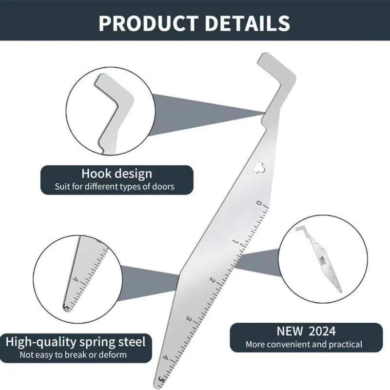 JUSTINLAU 1PC Firefighter Tool Stainless Steel Multi Purpose Leverage Tool Clamp Multi Functional Fire Pick Sliding PrManuay Oasis Select