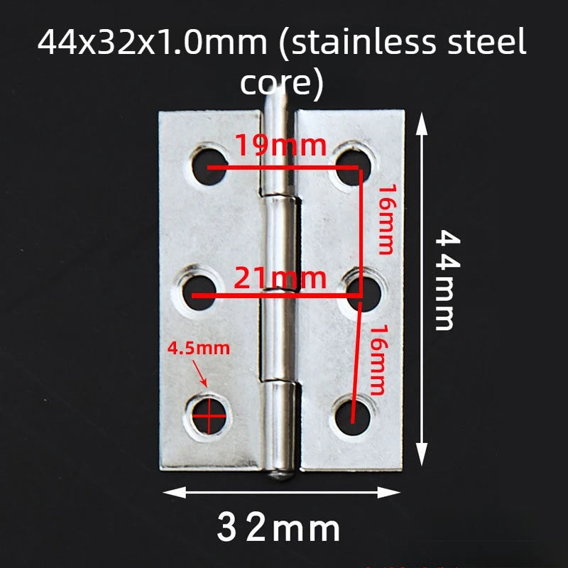 Stainless Steel Swing Hinges for Doors and Windows Mini Hinges for Hinges and Hardware Accessories for Home Doors Oasis Select 2inch steel a 10pcs