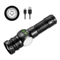 20W LED+COB High Power Flashlight Waterproof Super Bright Flashlight Type-C Rechargeable Powerful Flashlight for Camping Hiking Oasis Select ABS 1Pcs China Mainland