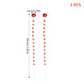 Christmas Candy Cane Curly Picks – Red & White Xmas Ornaments