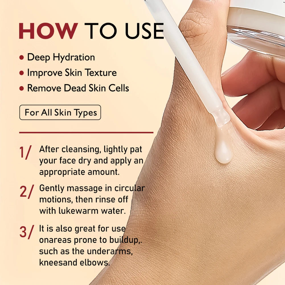 Black Rice Gently Exfoliating Essence Dead Skin Remover Facial Glowing Replenisning Moisturize Hyaluronic Acid Brightening Serum Oasis Select