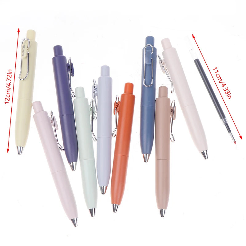 0.5mm Small Thick Core Fat Mini Pocket Pen Neutral Quick Dry Waterproof Uniball One Push Portable Oasis Select