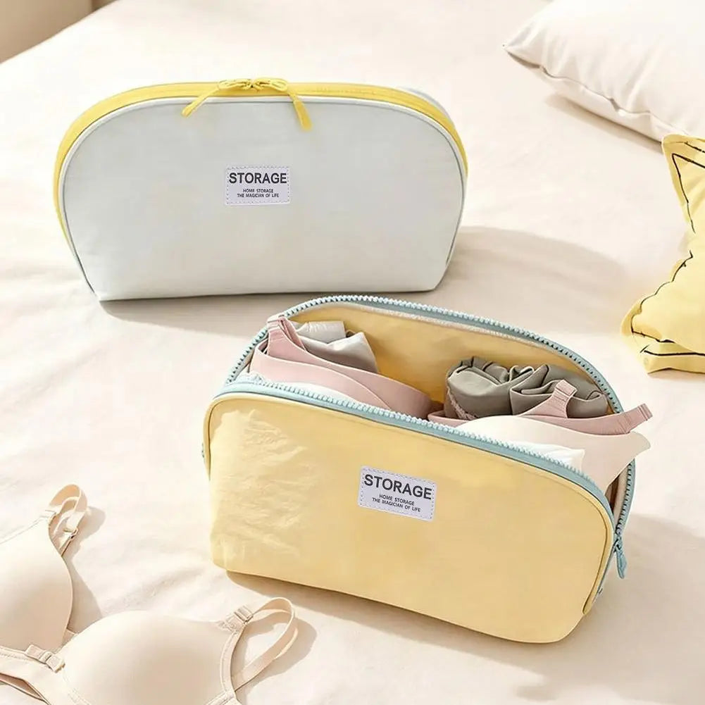 Travel Organizer Bag Large Capacity Underwear Storage Pouch Portable Cosmetic Makeup Case Toiletry Bag for Women Oasis Select