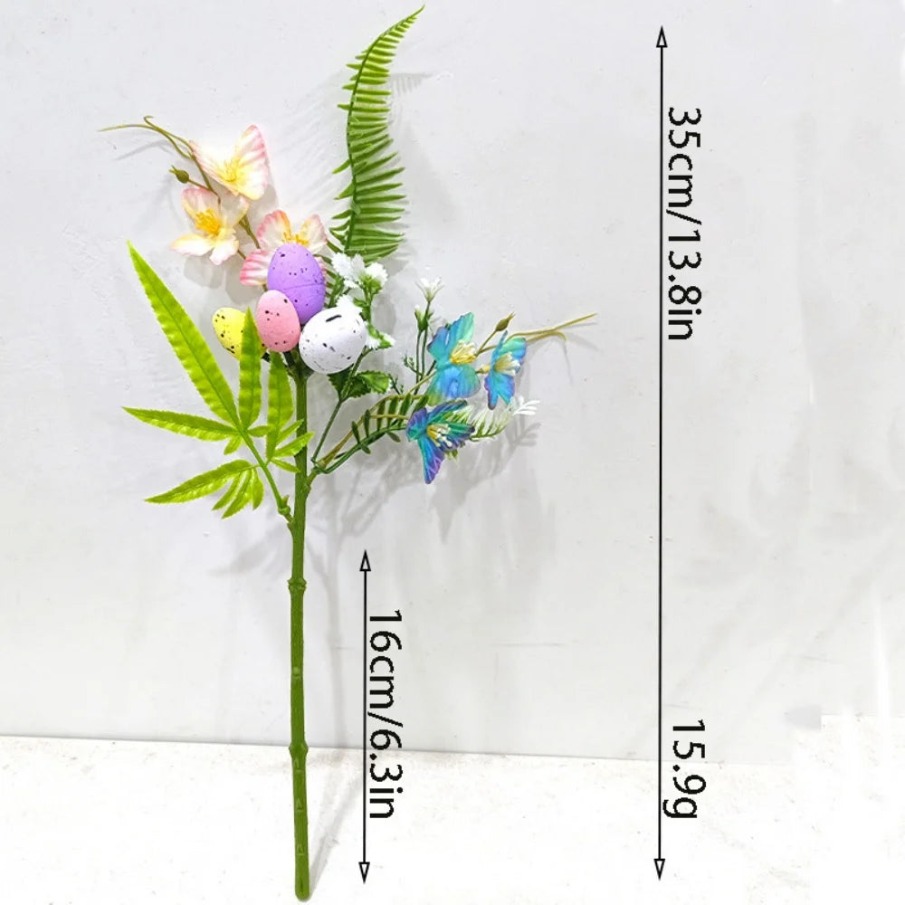 Easter Egg Flower Branch DIY Spring Tree Decoration | Rabbits
