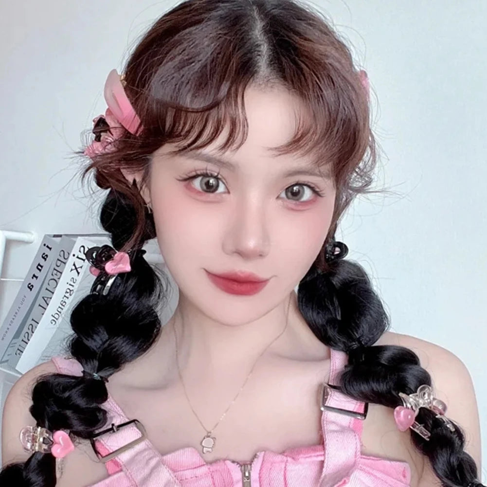 Synthetic Bubble Braid Ponytail Wig – Clip-In Hair Extension