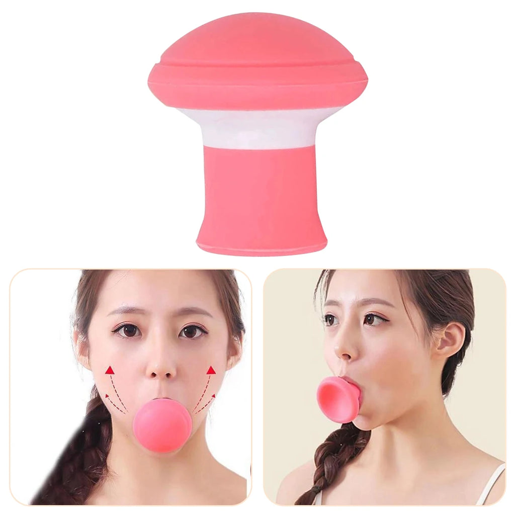 Silicone Thin Face Breathing Tool Jawline Jaw Muscle Exerciser Face Firming Masseter Muscle Trainer V-shaped Thin Face Tools Oasis Select