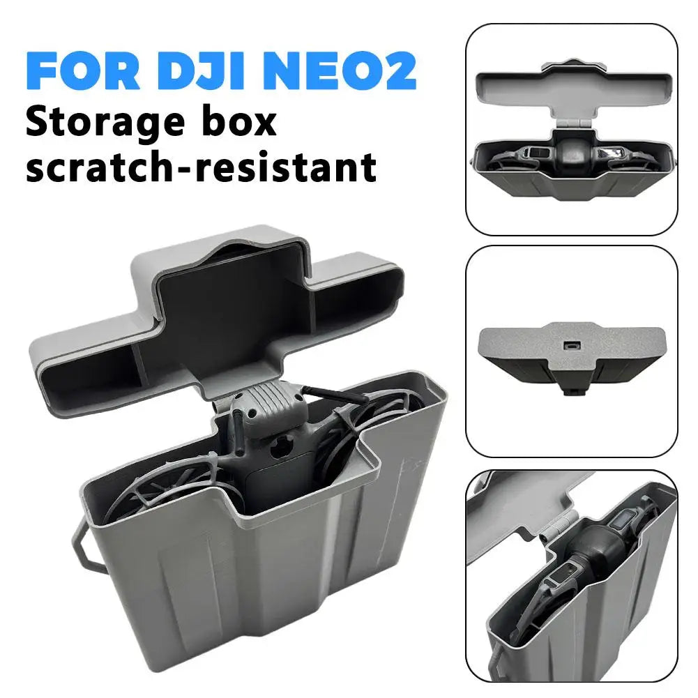 Fits FPV Module Shockproof Hard Case for DJI Neo 2 Drone 3D Printed Custom Storage Box Compact Protective Case For DJI Neo 2 Oasis Select