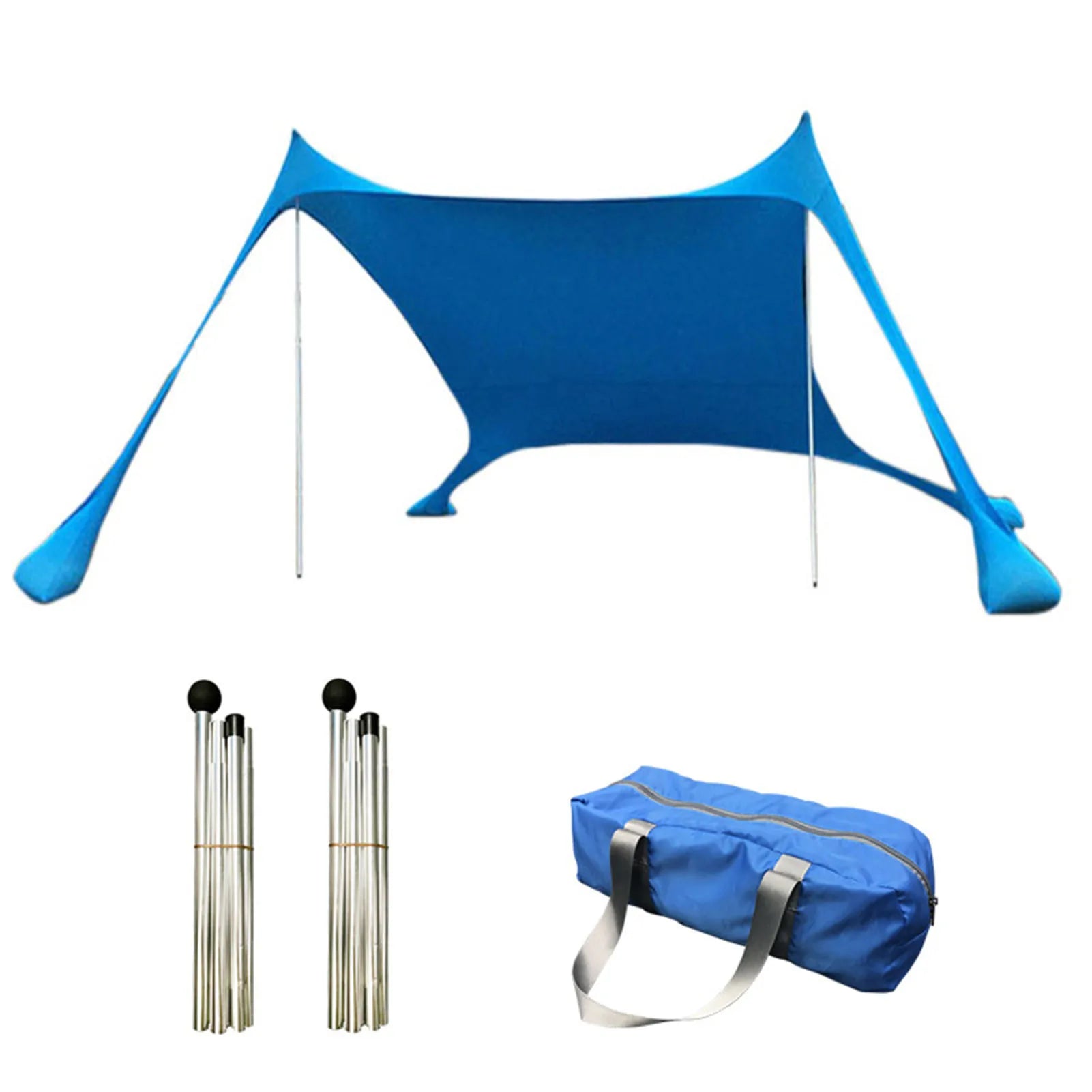 Outdoor Beach Tent Sun Shelter Camping Shades Tents Windproof One-piece Beach Canopy Tents UPF50+ Portable Family Tent For Bea Oasis Select