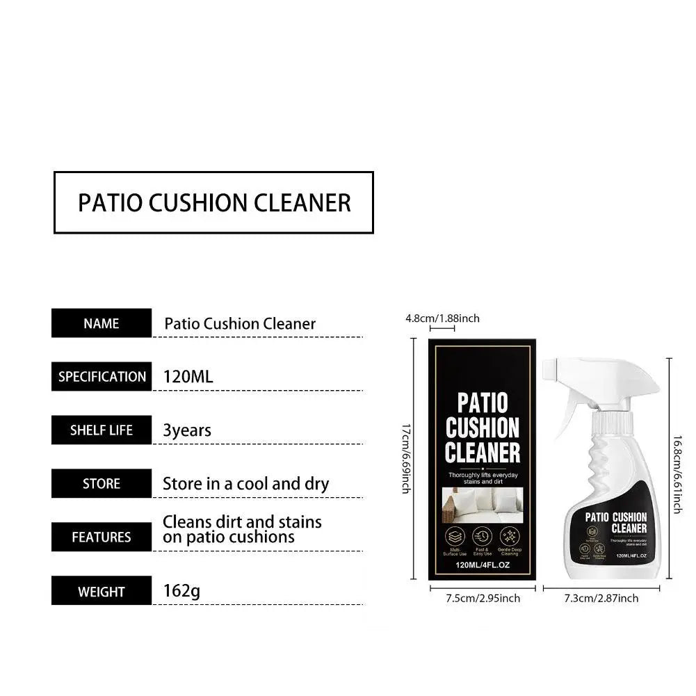 120ml Car Interior Fabric Cleaner Powerful Stain Removal without Damaging Materials for Living Room Sofa Cushion Pillow Textiles Oasis Select