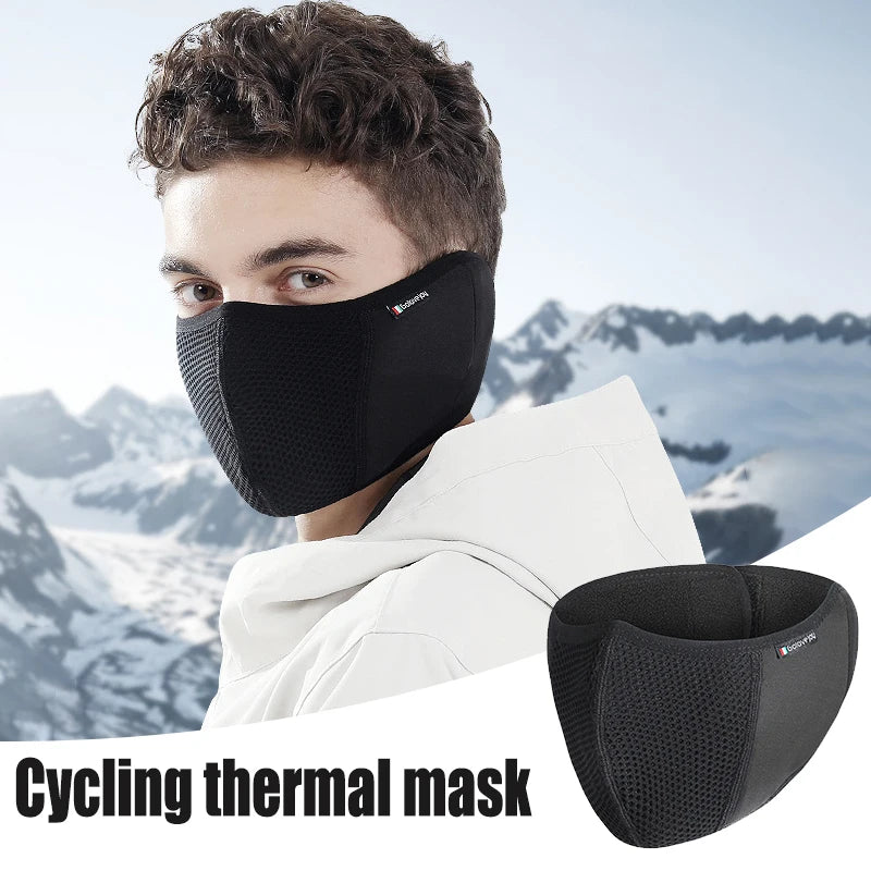 Riding Mask Austrian Velvet Balaclava Winter Warm Plus Velvet Dustproof Windproof for Outdoor Cycling Skiing Face Cover Oasis Select
