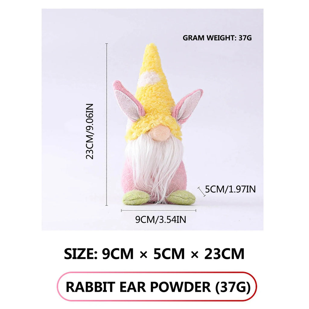 Cute Easter Faceless Gnome Rabbit Doll Handmade Home Decoration Spring Hanging Bunny Party Decor Ornaments Kids Gifts Oasis Select